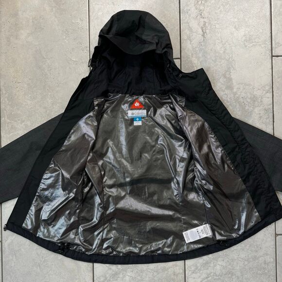 Columbia Women Hot Thought II Athletic Shell Jacket Waterproof Omni Heat Size S - Picture 4 of 8